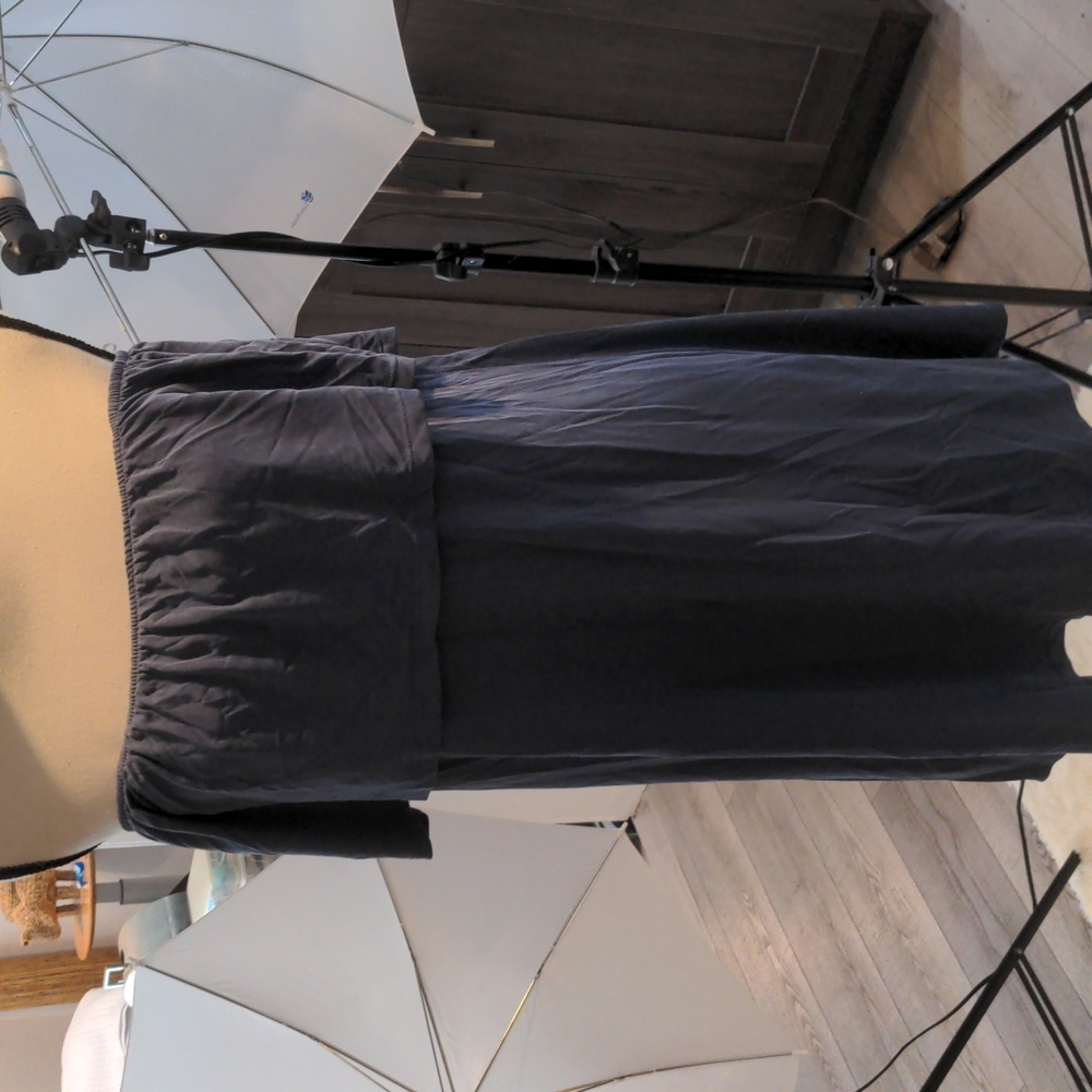 Dusty blue mini dress